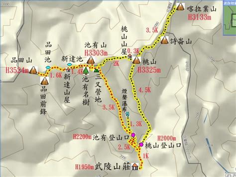 池有山|武陵四秀｜單攻難度、路線圖、百岳登山路線新手攻略 